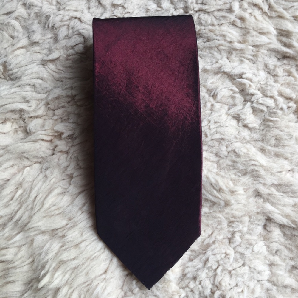 Boss Europe Tie Burgundy